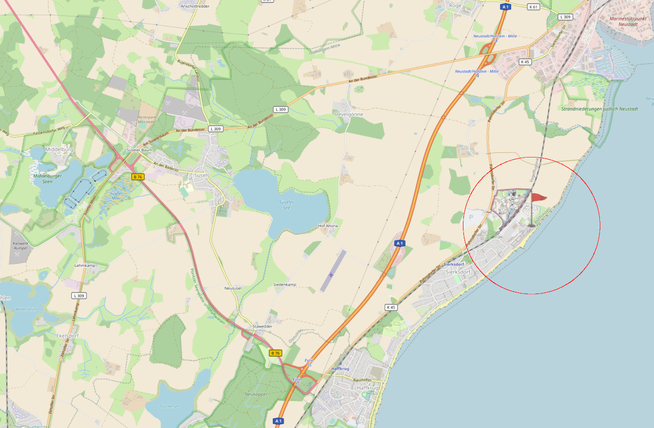 OpenStreetMap statisch (landscape)